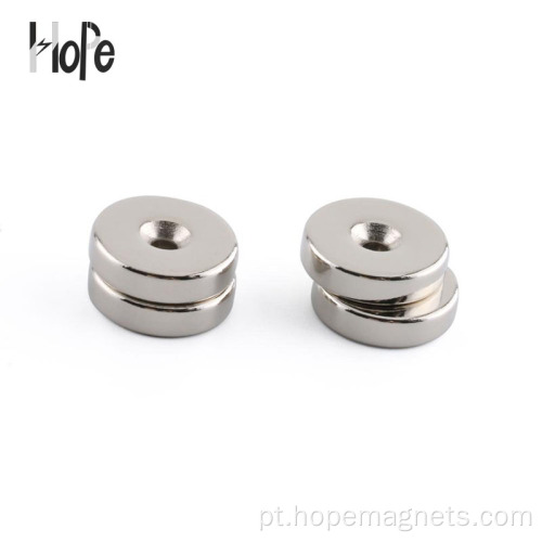 Anel permanente personalizado NDFEB/Neodymium Magnet com ROHS